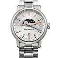 Aerowatch Aerowatch 08937 AA01 M  08937 AA01 M кварцевые мужские часы серебристый циферблат, браслет нержавеющая сталь — вид спереди